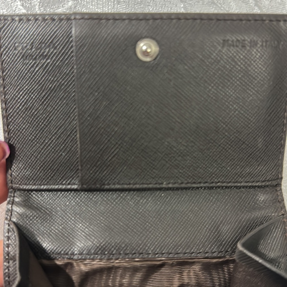 Prada Nylon & Leather Card Holder EUC Black - Picture 5 of 10